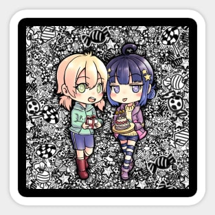 Cute kawaii chibi anime Sticker